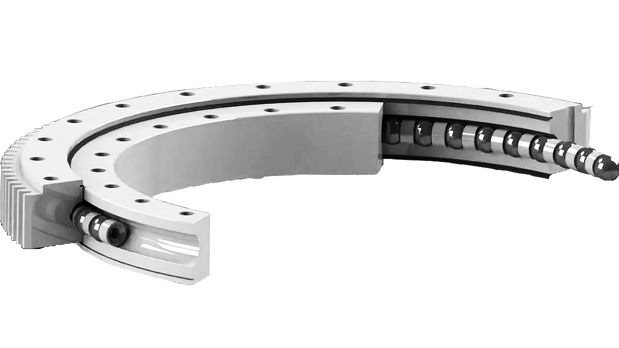 Thin slewing bearing